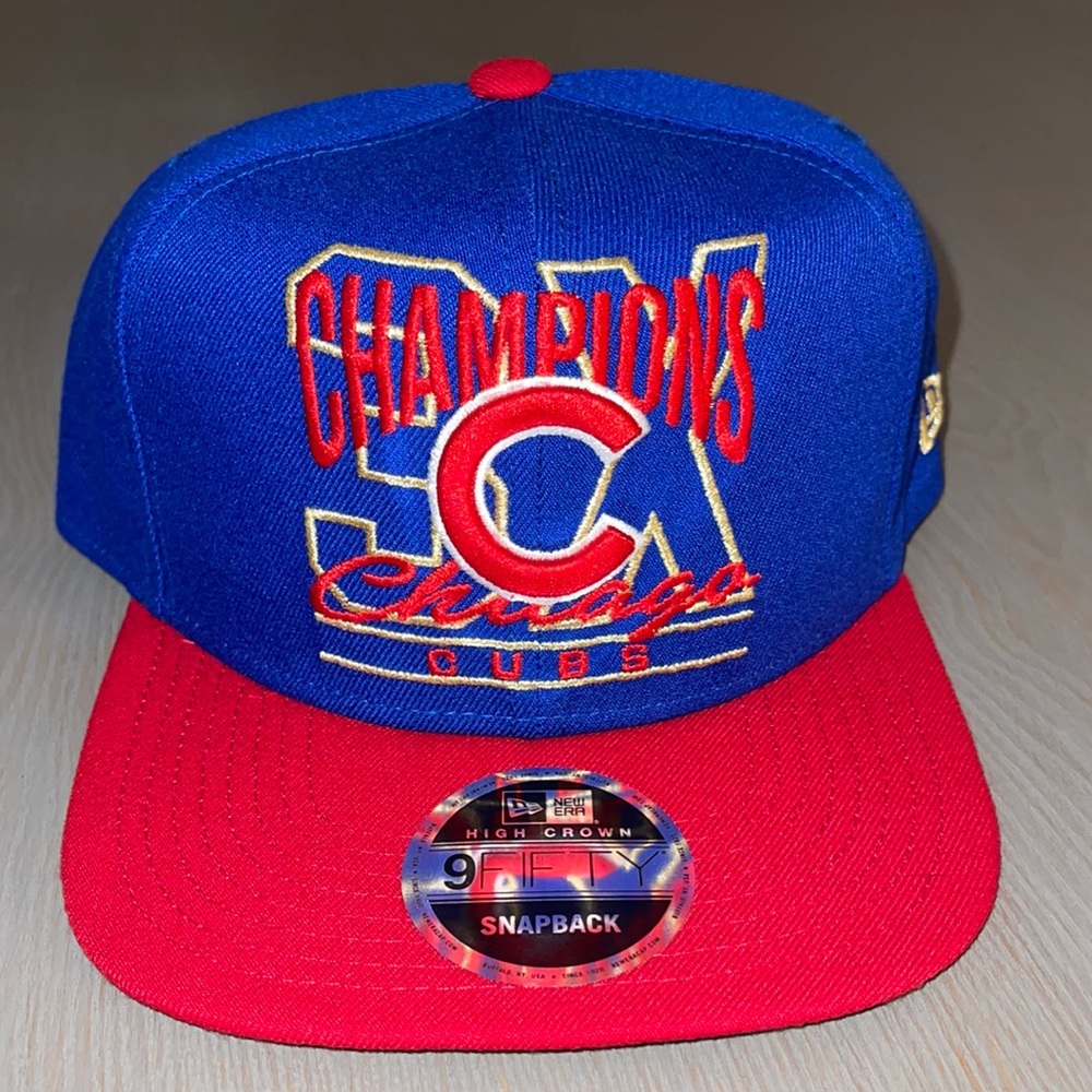 New Era MLB Chicago Cubs High Crown Snapback Hat